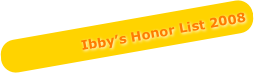 Ibby’s Honor List 2008