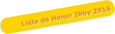 Lista de Honor Ibby 2016